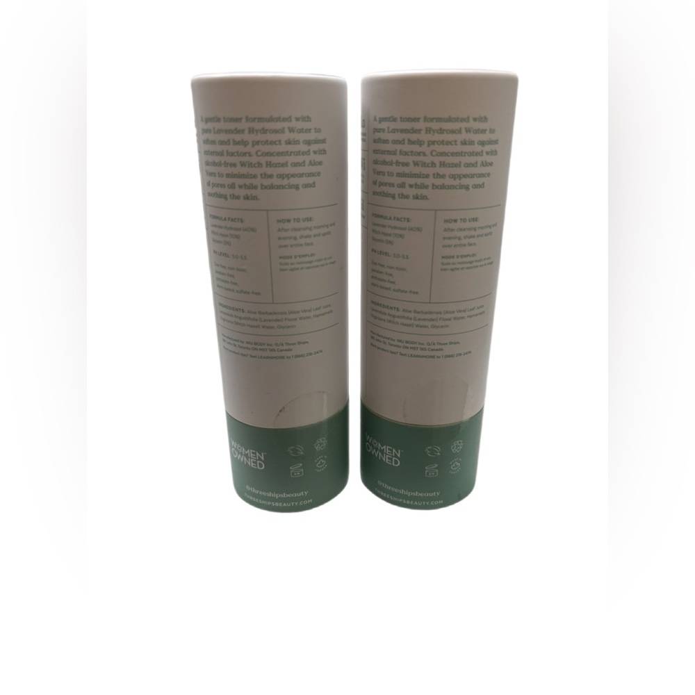 Three Ships Calm Lavender Hydrosol Toner 2 Pack - 2 oz / 60 ml each - Picture 2 of 2